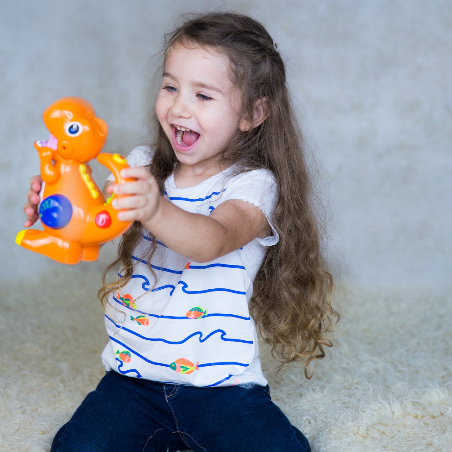 Tikki The Dino: Interactive Dinosaur Microphone Toy for Toddlers 2+
