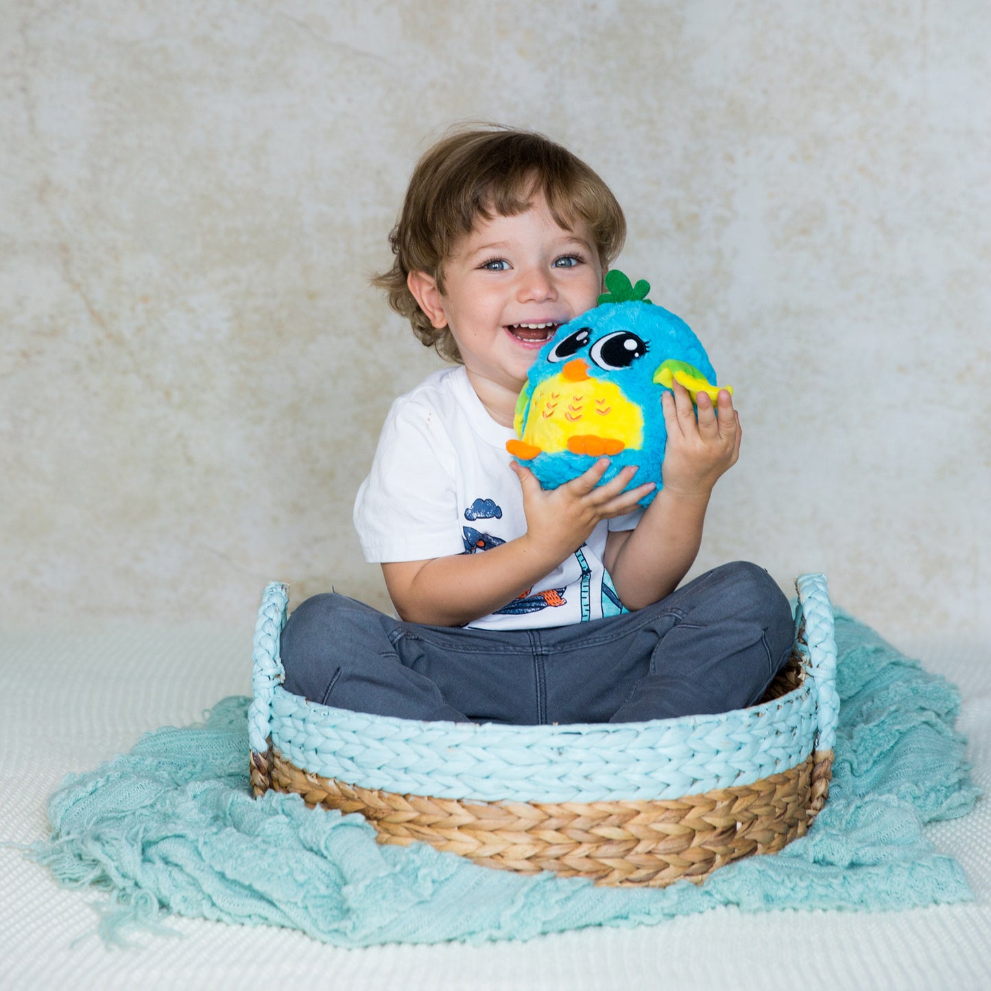 KiddoLab 'Mr. Blue': Singing & Dancing Bird Toy for Babies 6 Months+
