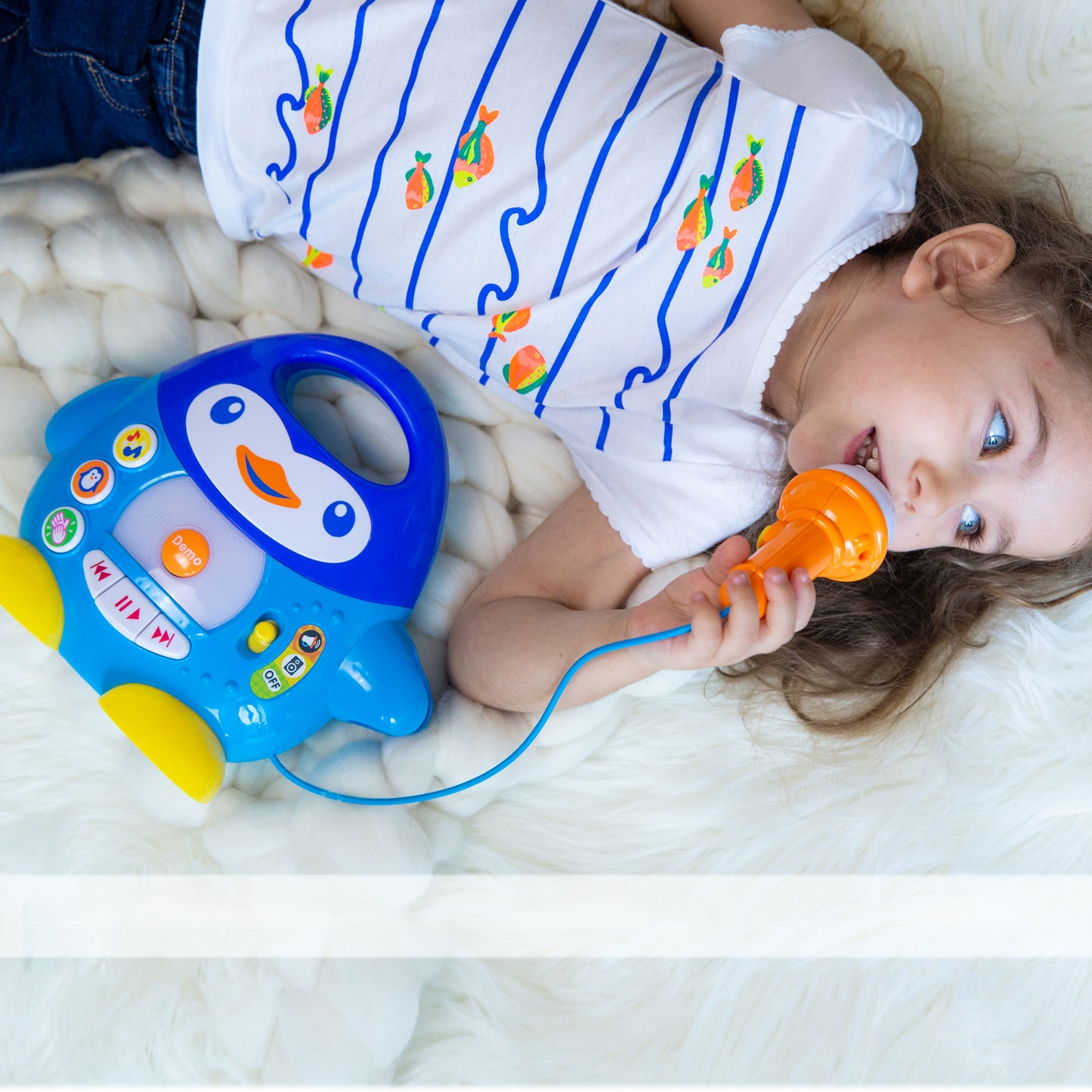 Penguin Karaoke Buddy: Musical Sing-Along Toy for Toddlers 18 Months+