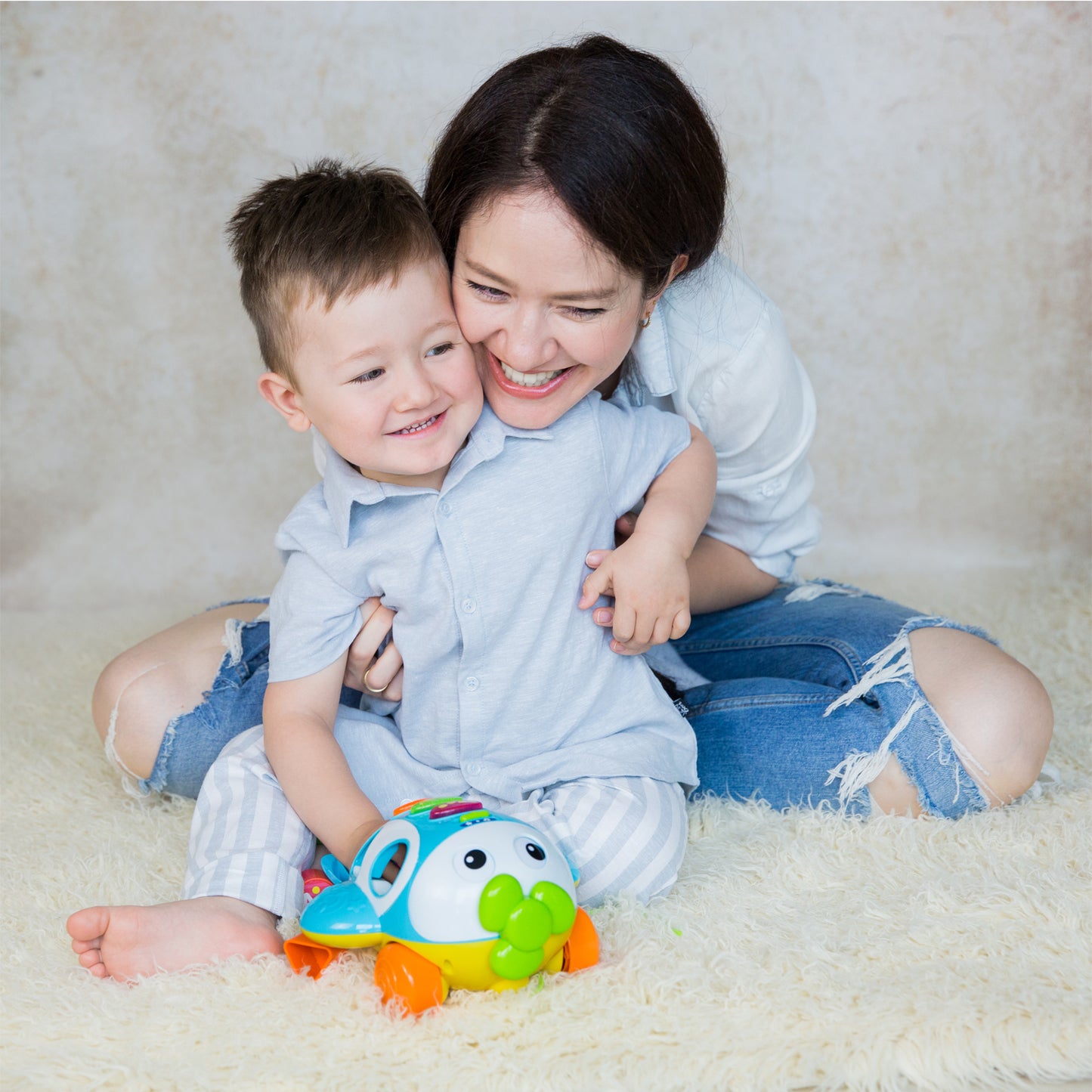 Musical Shape Sorter Plane, Pull-Along Toy - Talking and Singing Airplane Toy with Music for Toddlers and Kids, Ages 12 Months+