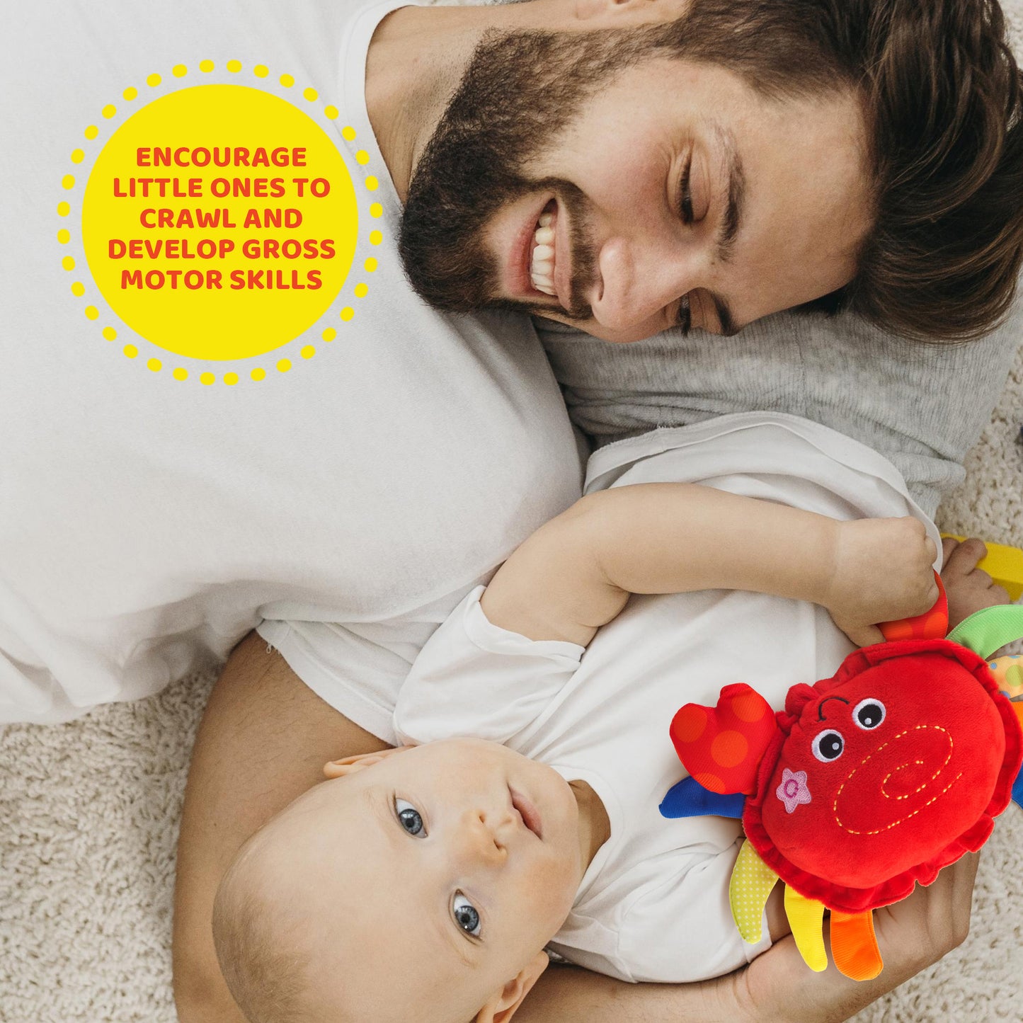 Shake 'N Dance Pals Crab: Musical Dancing Toy for Babies 3 Months+