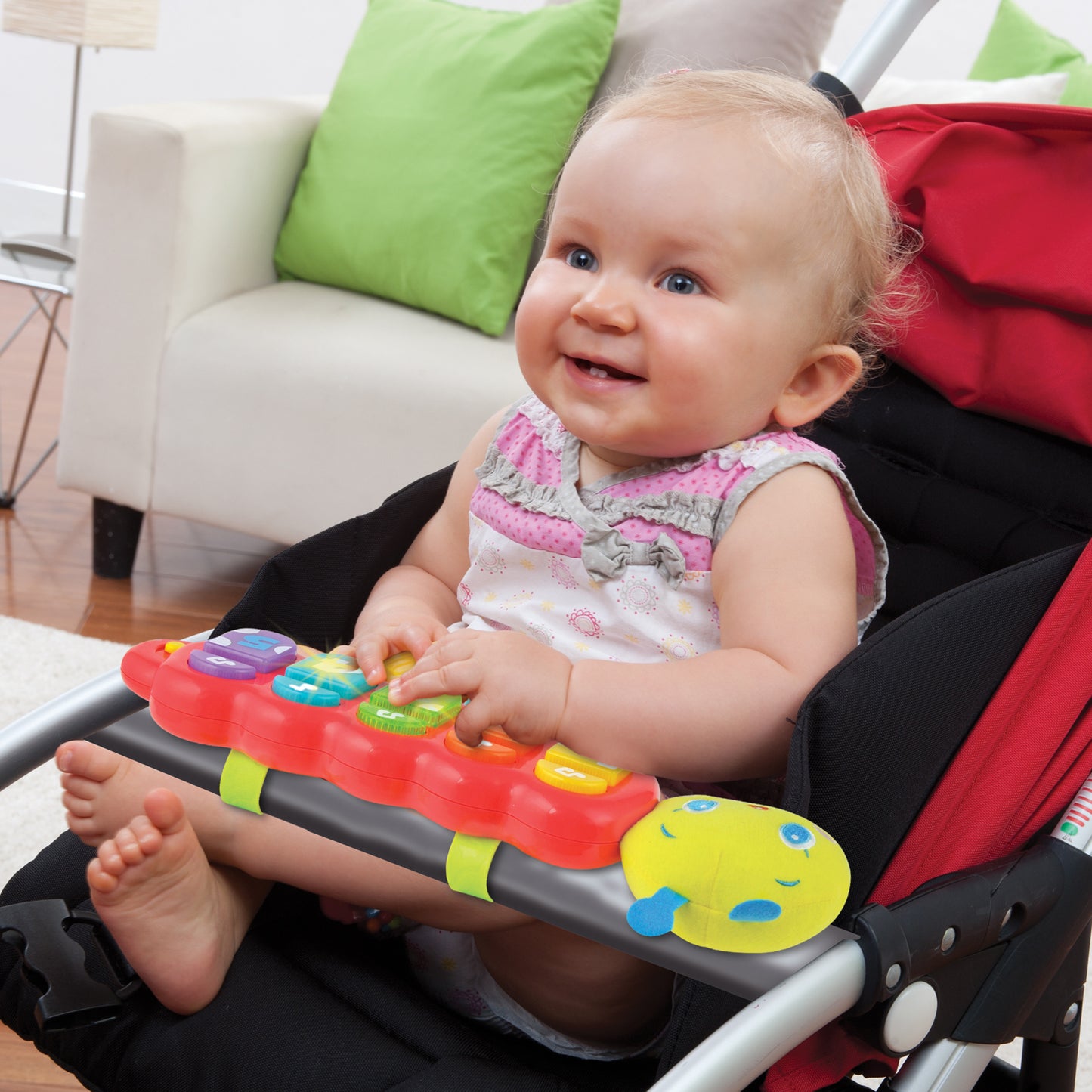 Lira the Caterpillar: Musical Crib & Stroller Toy for Infants 3m+