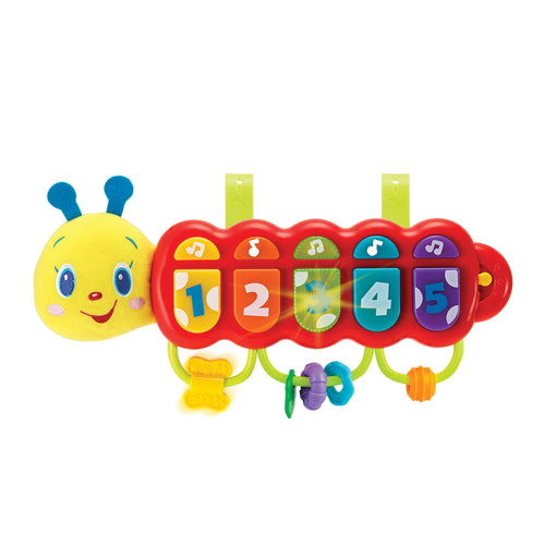 Lira the Caterpillar: Musical Crib & Stroller Toy for Infants 3m+