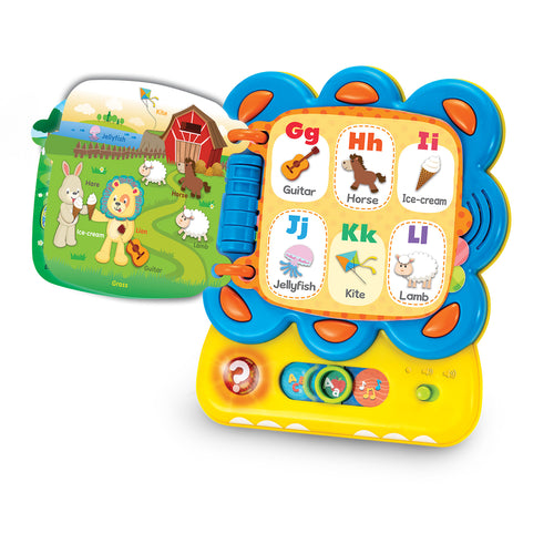 Chapa The Lion Alphabet Book: Interactive ABC Learning Toy for Toddlers 1 Year+