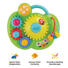 KiddoLab Activity Center Fun Ride Garden - Press & Play Sensory Toy with Sounds Effects & Music - Baby Learning Toys with Pop Up Lights & Gears - Birthday Gift for Babies Ages 6 Months Old & Up
