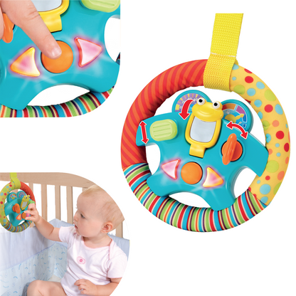 Steering Wheel Toy My Little Driver with Motion Sensors Music Lights and Sounds