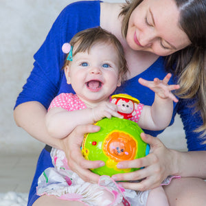 Jungle Animal Roll & Learn Activity Ball for Babies 6 Months+