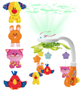 Star Projector Night Light Musical Crib Mobile