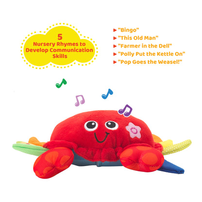 Shake 'N Dance Pals Crab: Musical Dancing Toy for Babies 3 Months+