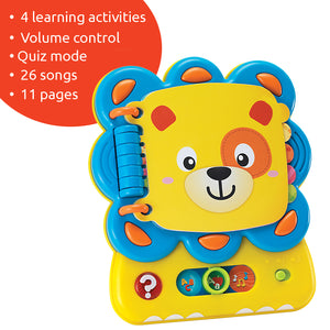 Chapa The Lion Alphabet Book: Interactive ABC Learning Toy for Toddlers 1 Year+